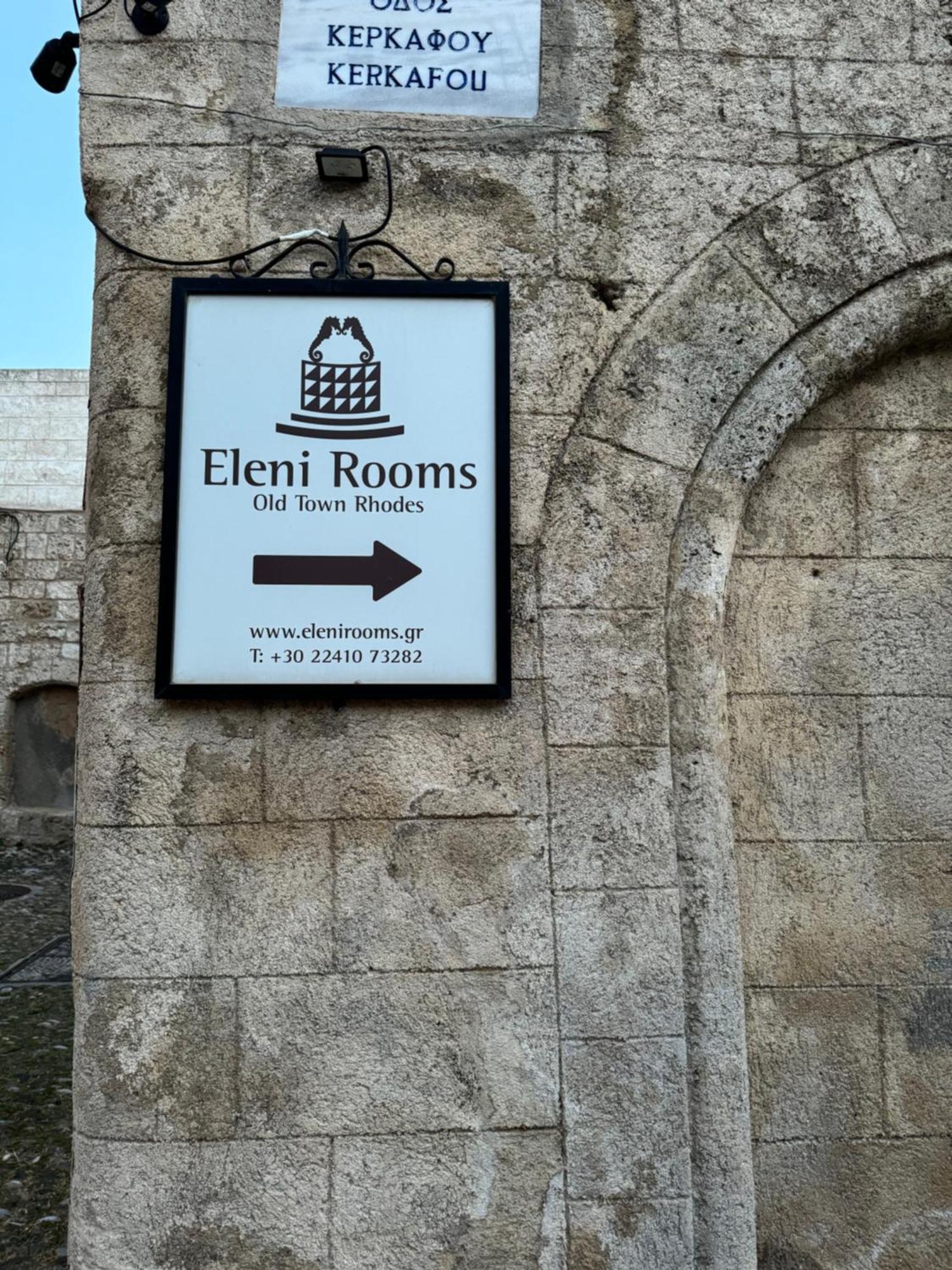 Eleni Rooms Rhodes City Buitenkant foto